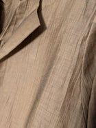 MAGGIE T Open Front Textured Jacket Beige Size 14 - Image 3