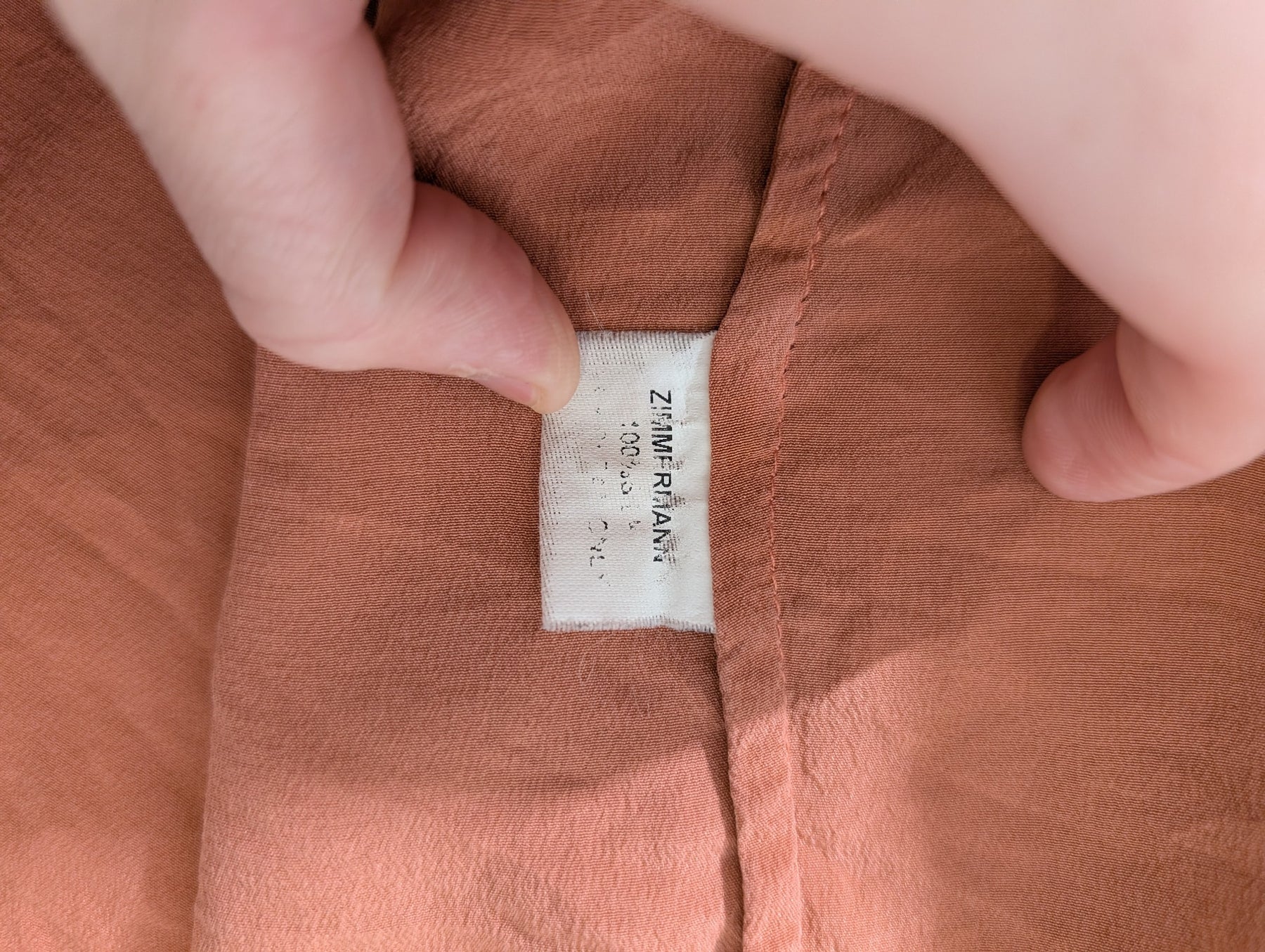 Mister Zimi Sleeveless Tunic Rust Orange Size 14 - Image 12