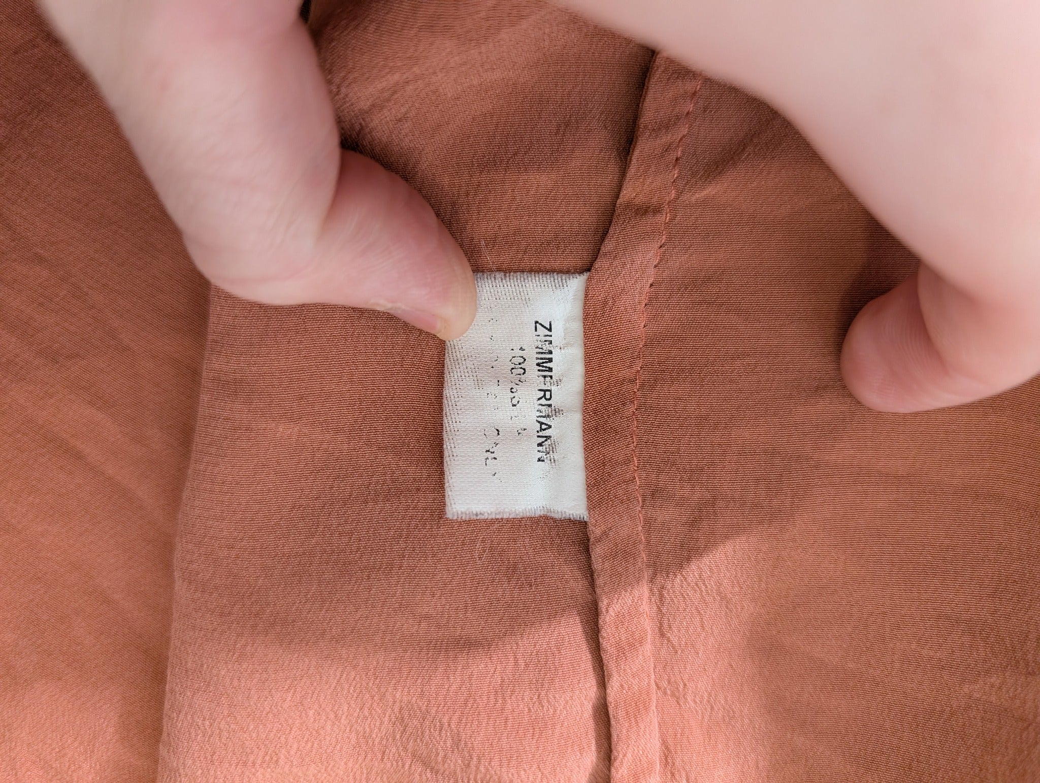Mister Zimi Sleeveless Tunic Rust Orange Size 14 - Image 12
