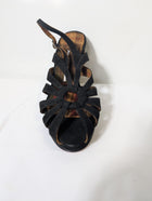 Alaïa Strappy Stiletto Sandals Black Suede Size 38 - Image 9