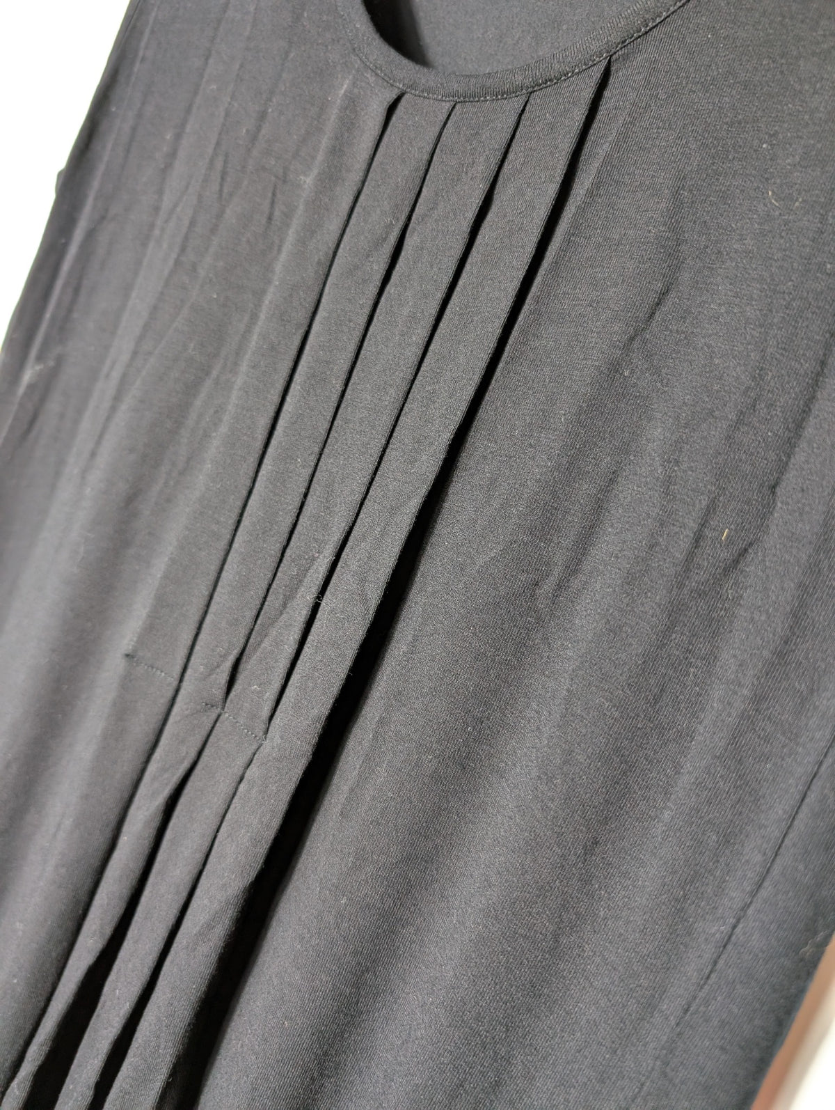 Paula Ryan Sleeveless Pleated Dress Black Size M - Image 3