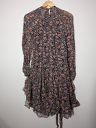 Isabel Marant Etoile Silk Maxi Dress Floral Smocked Bodice Size 36 - Image 1