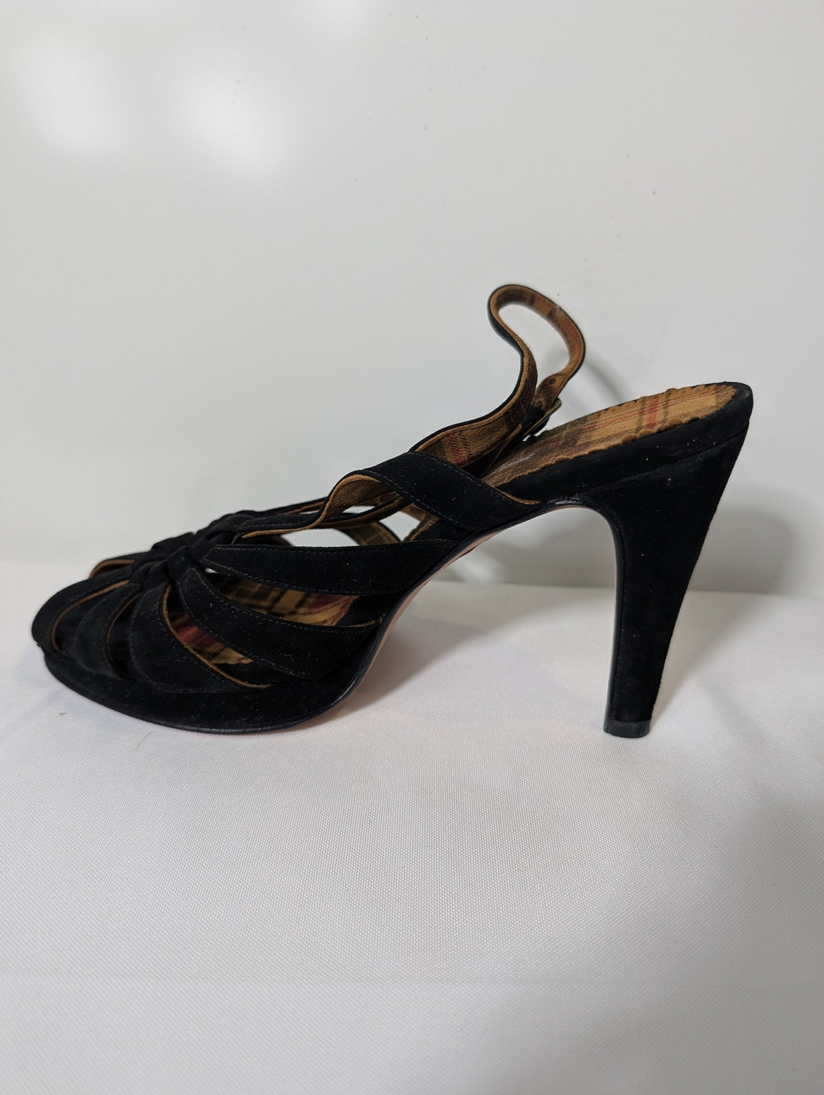 Alaïa Strappy Stiletto Sandals Black Suede Size 38 - Image 10