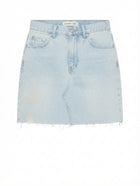 Assembly Label Denim Mini Skirt Light Wash - Image 1
