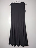 Paula Ryan Sleeveless Pleated Dress Black Size M - Image 5