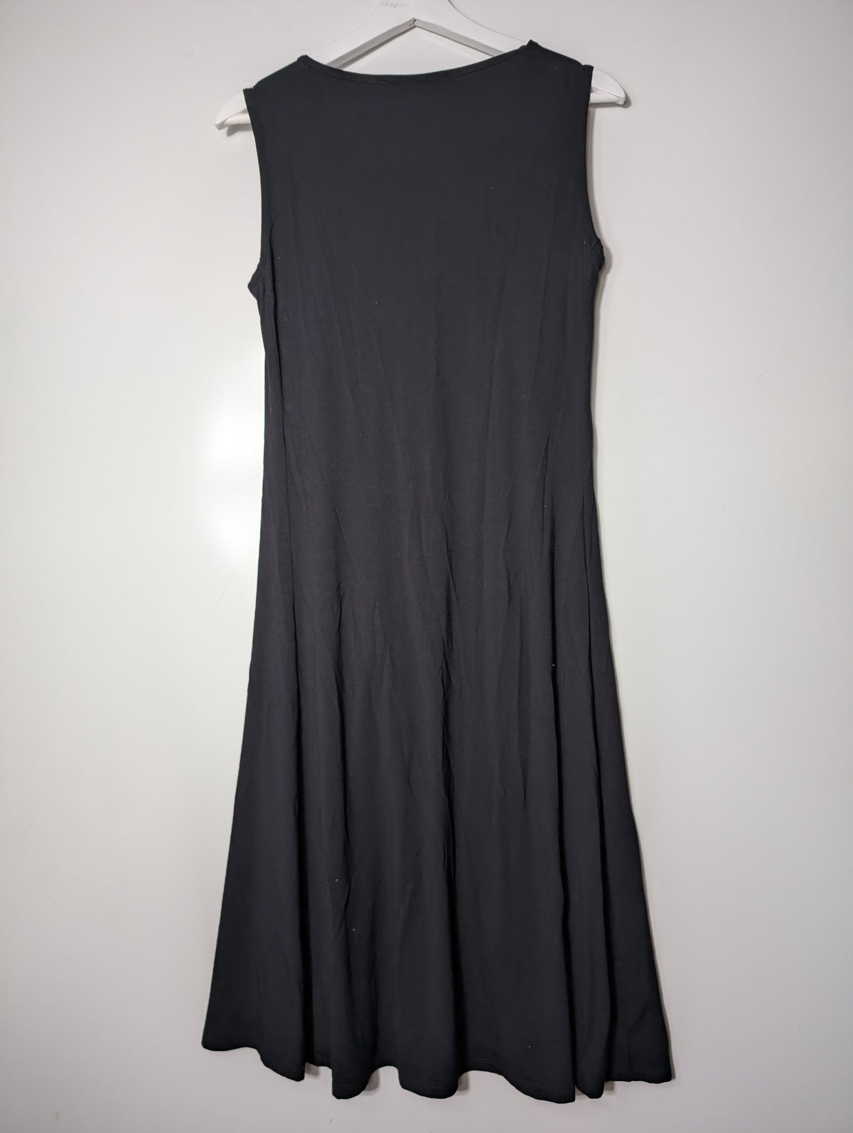 Paula Ryan Sleeveless Pleated Dress Black Size M - Image 5