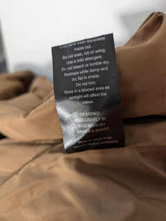 Ginger & Smart Quilted Long Coat Brown Size 8 - Image 8