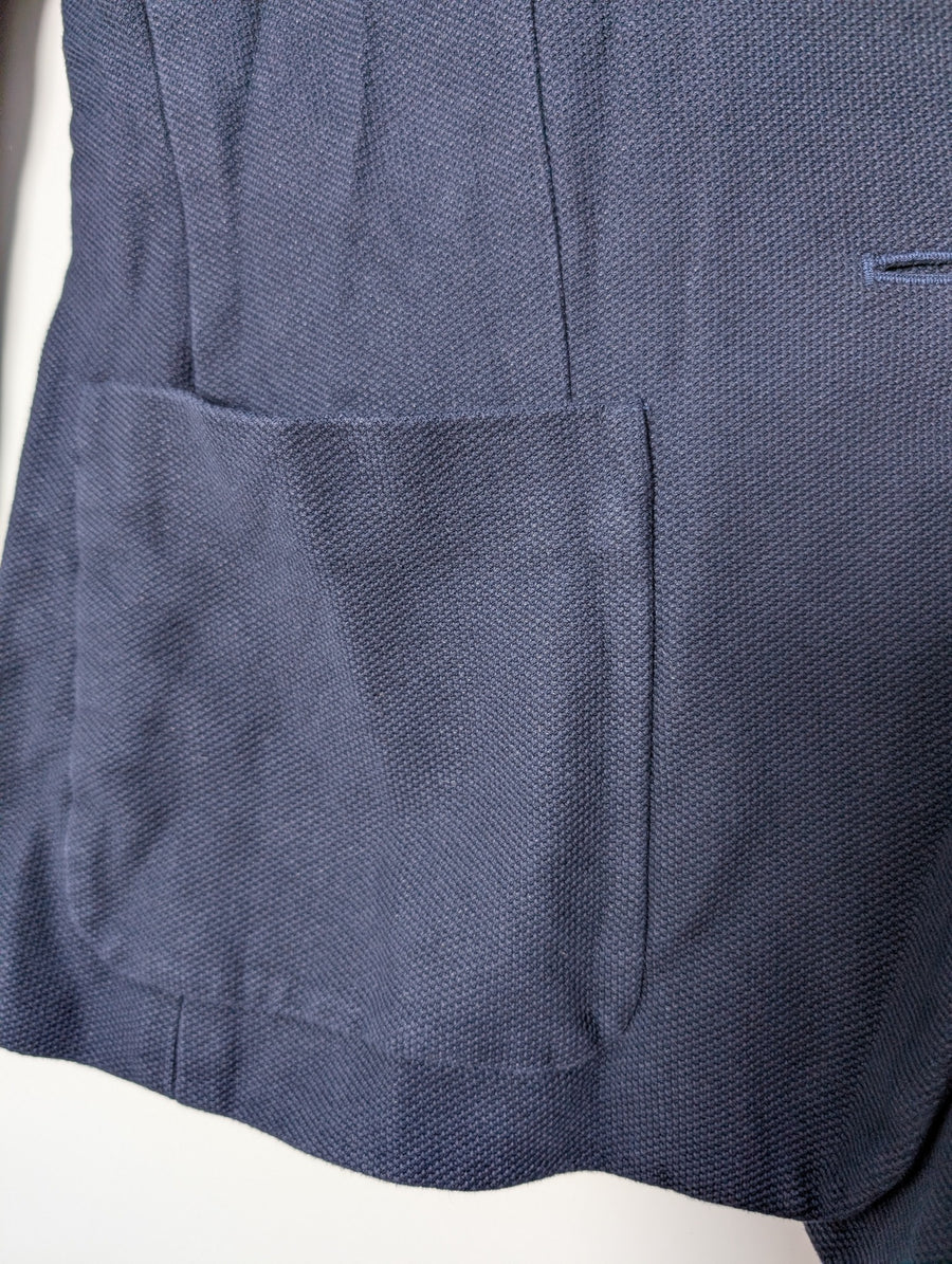 LAUREN RALPH LAUREN Navy Blue Crest Blazer Size XS - Image 4