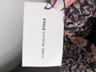 Isabel Marant Etoile Silk Maxi Dress Floral Smocked Bodice Size 36 - Image 7