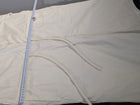 Zara Women's Drawstring Long Coat - Cream Size M - Image 7