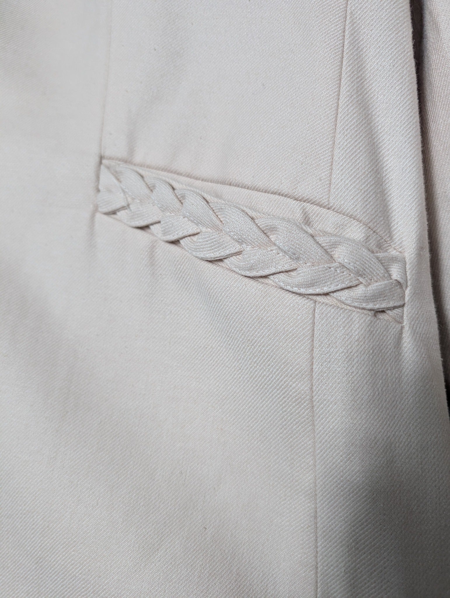 Cable Melbourne Women's Blazer Pale Pink Braided Pocket Detail Size 14 - Image 2