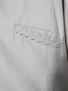 Cable Melbourne Women's Blazer Pale Pink Braided Pocket Detail Size 14 - Image 2