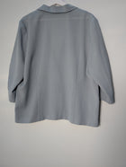 Jadeite Vintage Blazer Light Blue 3/4 Sleeve Size 15 - Image 3