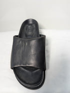 Walnut Melbourne Kendall Platform Slides Black Leather Size 37 - Image 2
