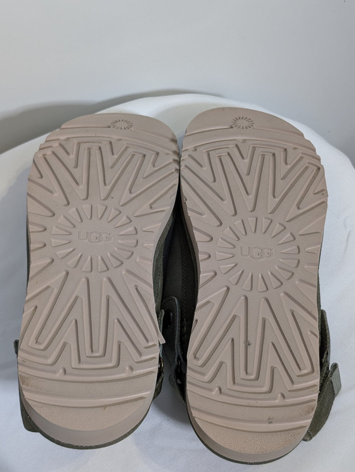 UGG Tasman X Suede Clog Olive Green UK 10 - Image 5