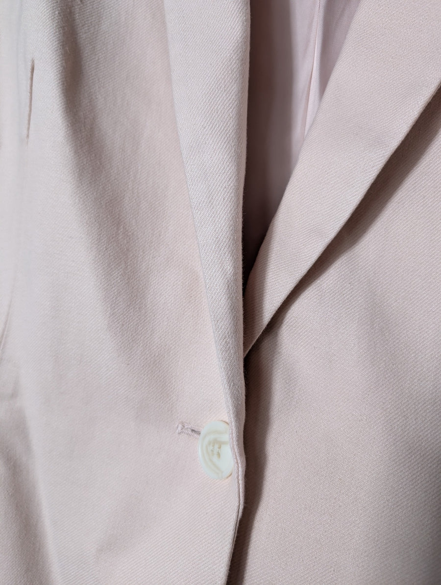 Cable Melbourne Women's Blazer Pale Pink Braided Pocket Detail Size 14 - Image 3