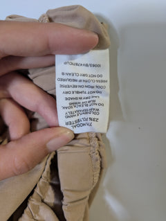 Glassons V-Neck Ruched Crop Top Tan - Image 6