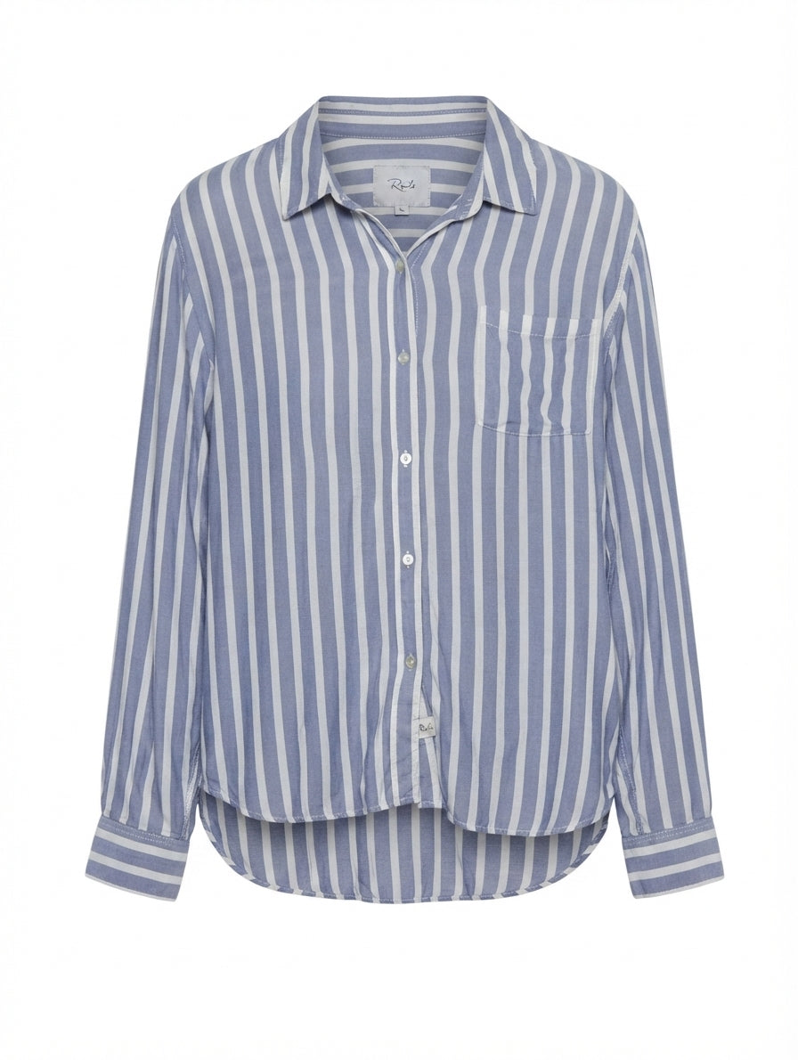 Rails Josephine Button-Down Shirt - Classic Blue & White Stripe