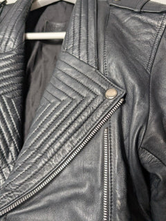 Splice Boutique Leather Biker Jacket Black Size 6 - Image 7