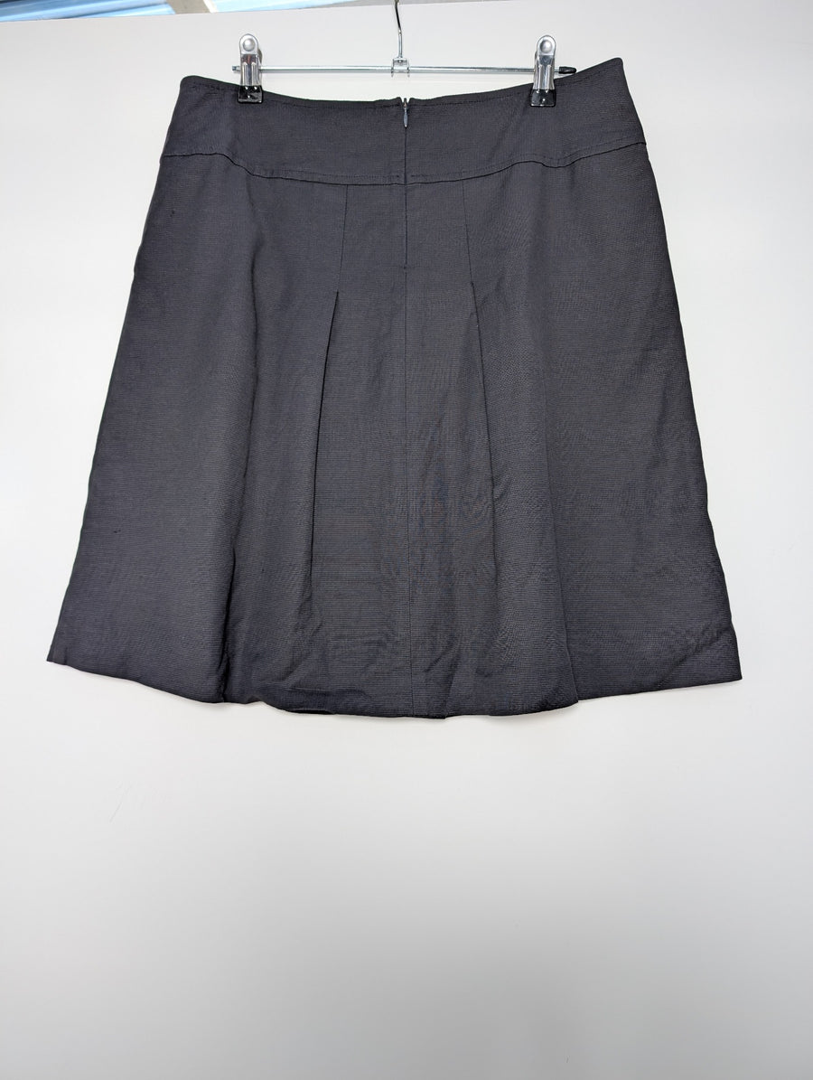 MAX&Co. Pleated Mini Skirt Black UK 12 - Image 4