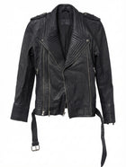 Splice Boutique Leather Biker Jacket Black Size 6 - Image 1