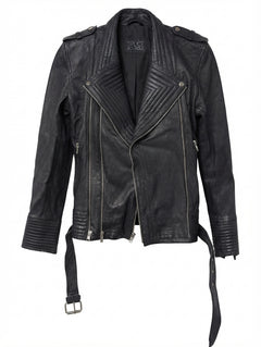 Splice Boutique Leather Biker Jacket Black Size 6 - Image 1