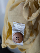 Arnhem Linen Button-Front Jumpsuit Yellow Size 8 - Image 7