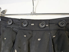 alice McCALL High-Waisted Pleated Shorts Black Rabbit Print AU 8 - Image 4