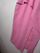 Ginger & Smart Peplum Midi Dress Pink Size 8 - Image 3