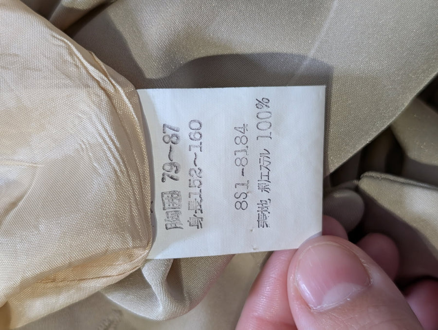 Byem by Creedence Draped Front Blazer Beige - Image 4