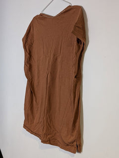 Baserange Omo Long Sleeve Tee - Organic Cotton Brown Size XS - Image 5