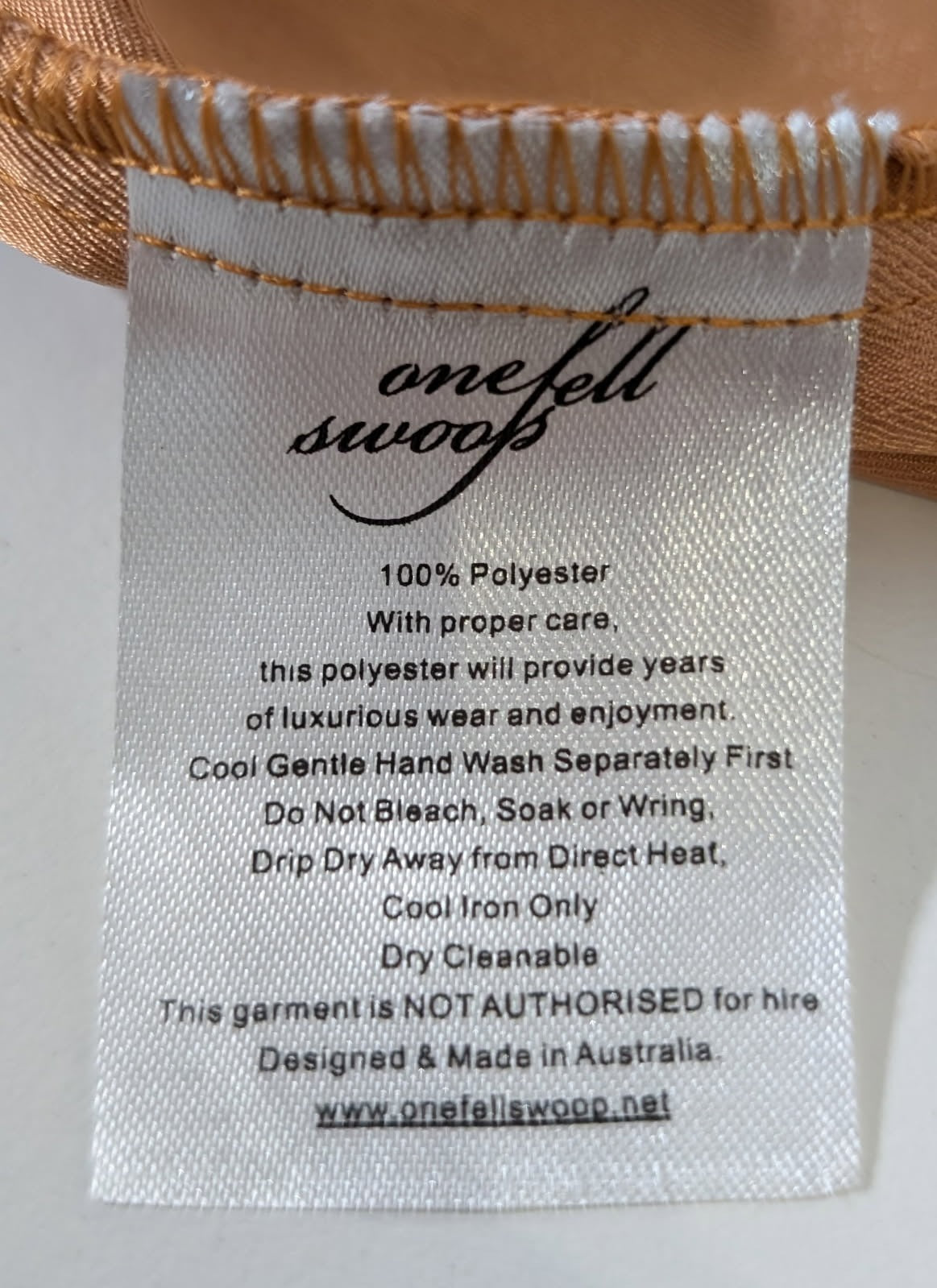 One Fell Swoop Roisin Mini Dress - Honey Size 12 - Image 6