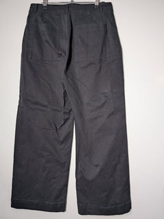 Assembly Label Wide-Leg Cropped Trousers Black Women's Size 12 - Image 6