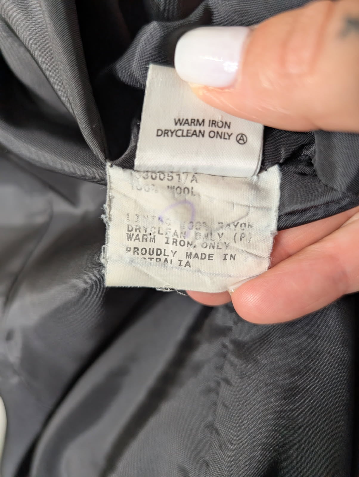 Anthea Crawford Women's Blazer - Pure New Wool Black Size 14 - Image 7