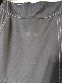 Posse Tiered Maxi Skirt Black Contrast Stitching Size M - Image 6
