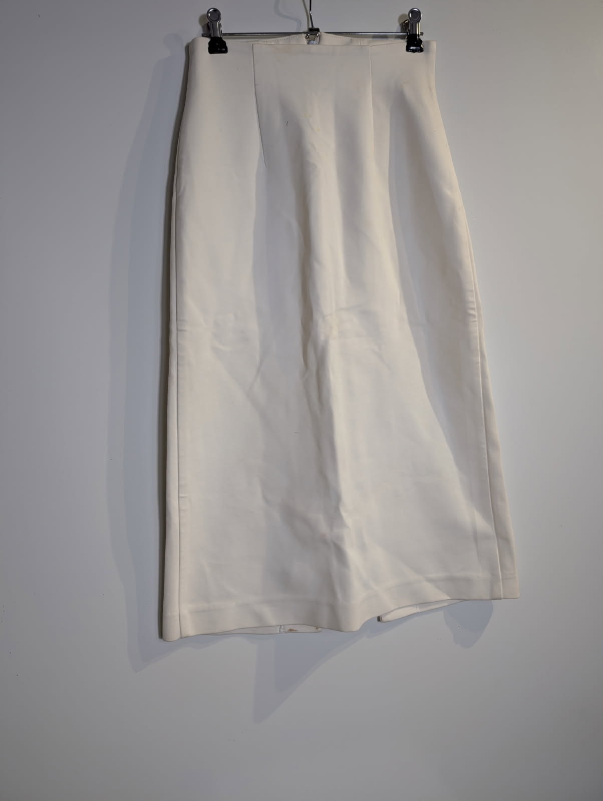 Nicholas High-Waisted Midi Skirt White AU 6 - Image 1
