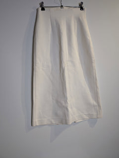 Nicholas High-Waisted Midi Skirt White AU 6 - Image 1