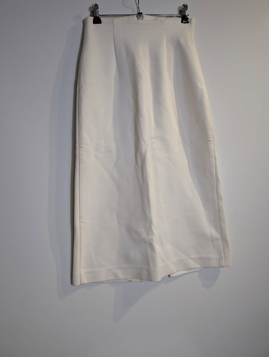 Nicholas High-Waisted Midi Skirt White AU 6 - Image 1