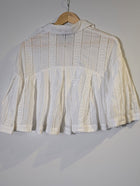 Joslin Studio Broderie Anglaise Button-Down Shirt White Women's AU 6 - Image 6