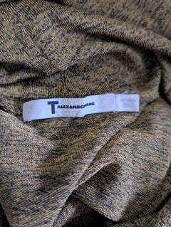T by Alexander Wang Lightweight Hoodie - Olive Green Heathered Size Medium - Image 6