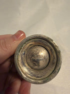 MAPPIN&WEBB Silver-Plated Salt Cellar With Cobalt Blue Glass Liner - Image 6