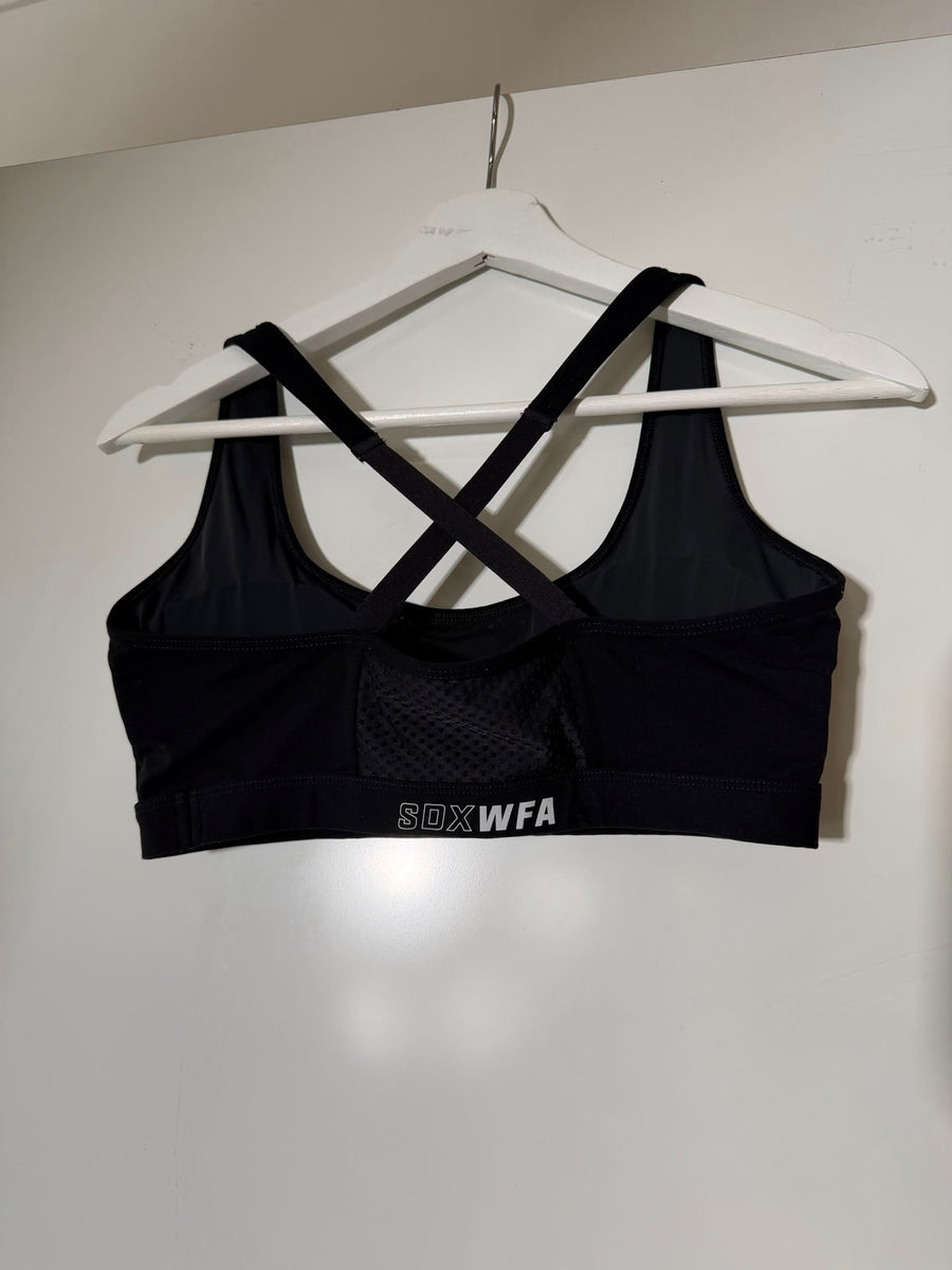 Adidas All Me 3-Stripes Sports Bra Black Size M - Image 3