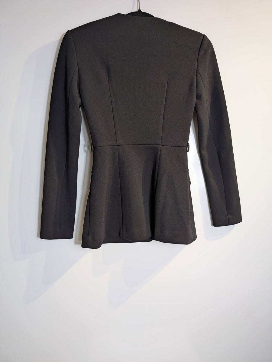 Misha Vincenza Black Dress Structured Corset Style AU 6 - Image 6
