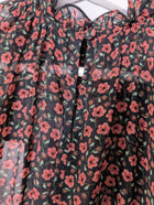 C/MEO Collective Floral Smocked Mini Dress Size XS - Image 6