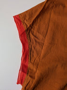 Bounce Cotton Voile Colourblock Top Red & Rust Size M - Image 6