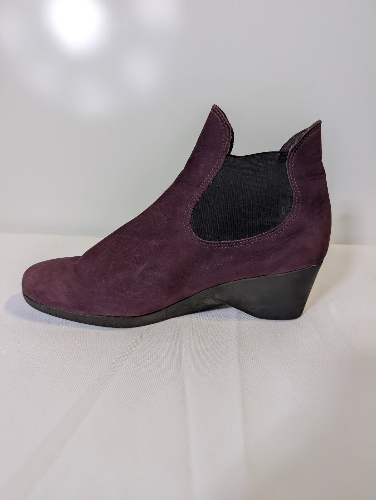 Arche Chelsea Boots - Burgundy Suede Women's EU 37 - Image 2