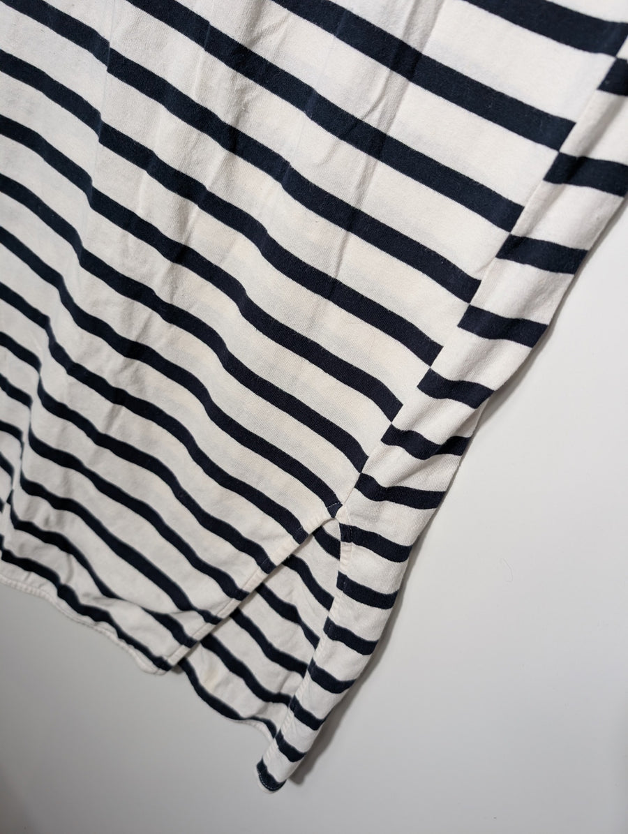Bassike Women's Long Sleeve Striped Midi Dress Size XS - Image 6