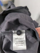 Avaalia The Label Cropped Button-Down Shirt Black Size S - Image 6