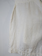 Whistles Linen Blend High Neck Tank Top White Women's UK 10 - Image 7