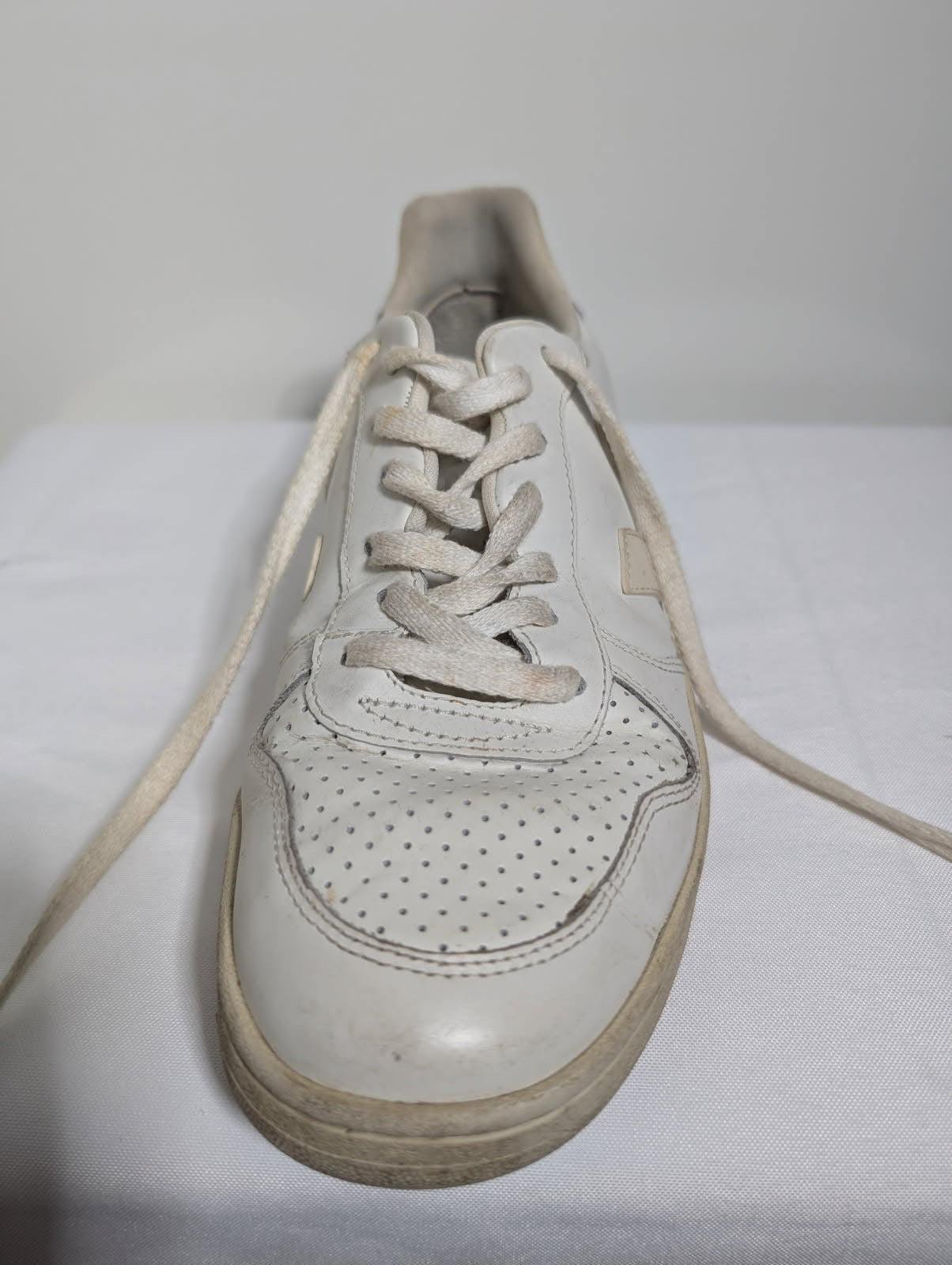 Veja V-10 Leather Sneakers White EU 41 US 8 - Image 6